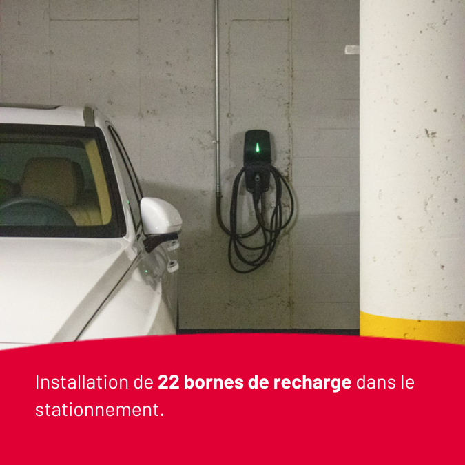 murbly_landing-page_etudes-de-cas_clairevue_3 Installation de 22 bornes de recharge dans le stationnement dans le condominium Le Clairevue